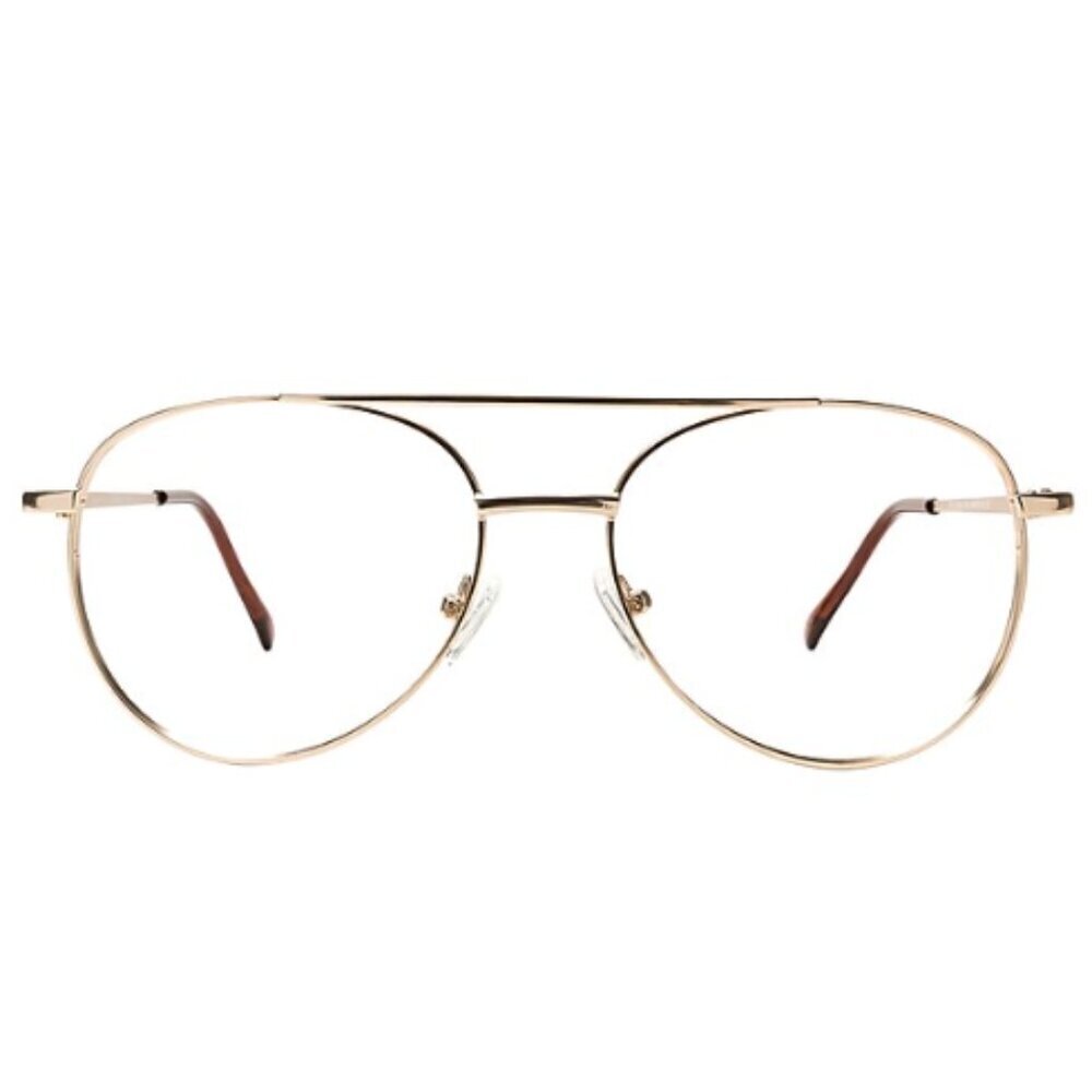 Clearly Atlin Gold Pilot / Aviator Glasses Frames
